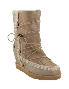 Botín mujer Mou beige