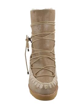 Botín mujer Mou beige