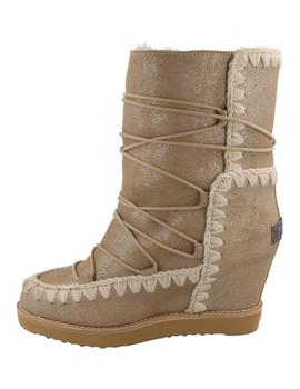 Botín mujer Mou beige