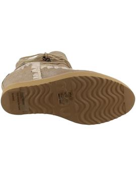 Botín mujer Mou beige