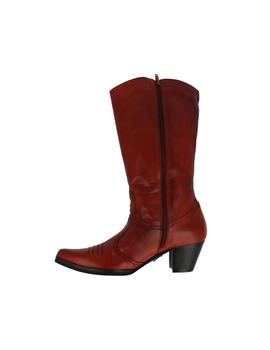Botas camperas rojas deals