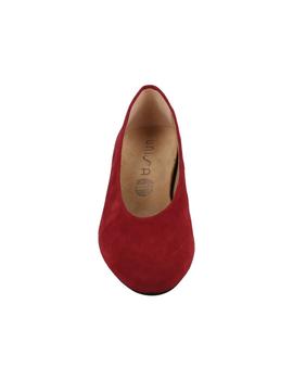 Zapato mujer Unisa Loreal rojo