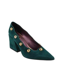 Zapato mujer Ras verde