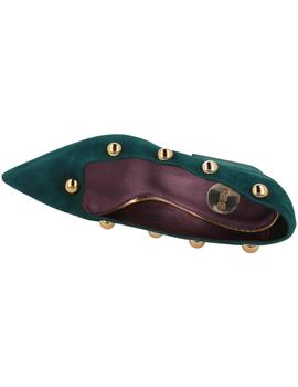 Zapato mujer Ras verde