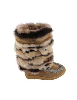 Botín mujer Mou beige