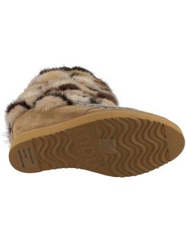 Botín mujer Mou beige